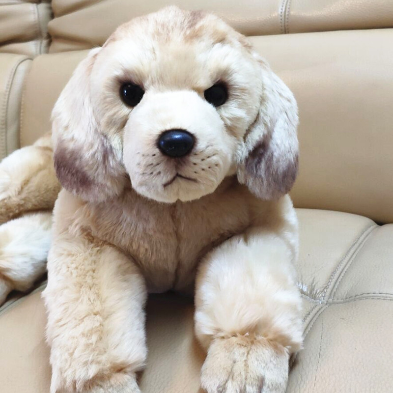 Quality Simulation Animal Golden Retriever Dog Plush Toy Stuffed Soft Prey dog Pet Doll 50X23cm DY50118