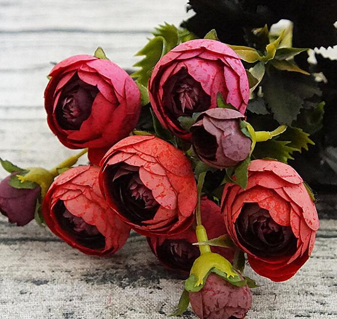 9Heads mini silk Artificial Flowers peony flores fleur artificielles Camellia for Home christmas decoration fake Flower bouquet GA678, 1#
9Heads mini silk Artificial Flowers peony flores fleur artificielles Camellia for Home christmas decoration fake Flower bouquet GA678, 1#