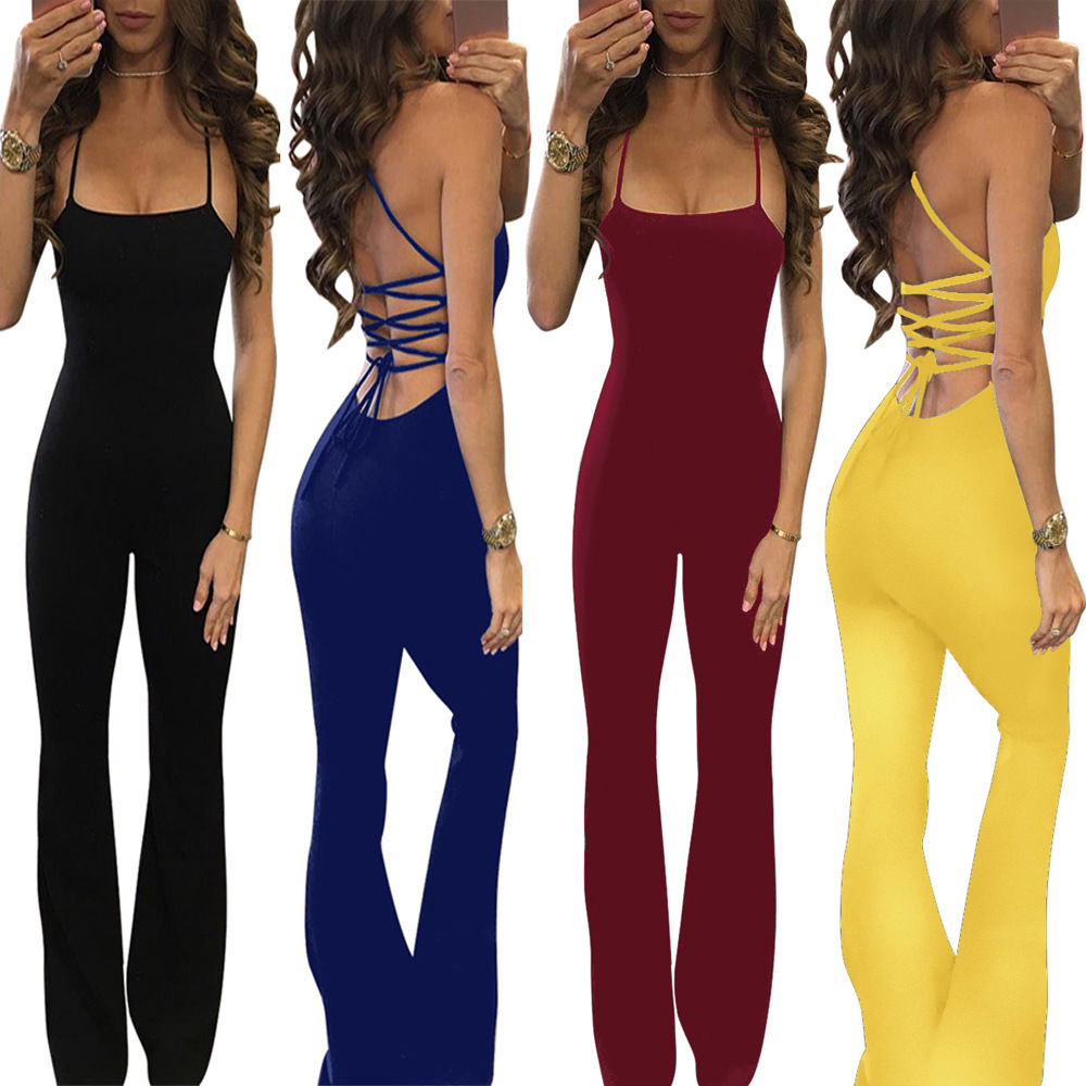 Fashion Women Clubwear Playsuit Casual Party Backless Jumpsuit Romper Trousers Pants Womens Clothes, Blue
Fashion Women Clubwear Playsuit Casual Party Backless Jumpsuit Romper Trousers Pants Womens Clothes, Blue