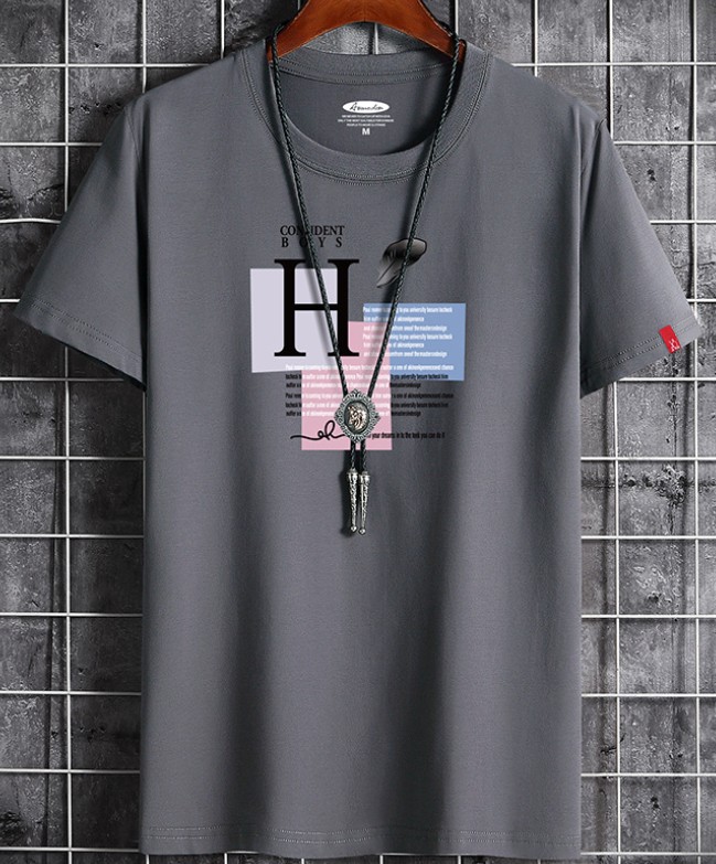 Mens Designer t shirts Clothes Summer Simple Streetwear Fashion Men Cotton Casual tshirt Hip Hop Polo Mens Tee T-shirt White Black Size 6XL, Gray
Mens Designer t shirts Clothes Summer Simple Streetwear Fashion Men Cotton Casual tshirt Hip Hop Polo Mens Tee T-shirt White Black Size 6XL, Gray