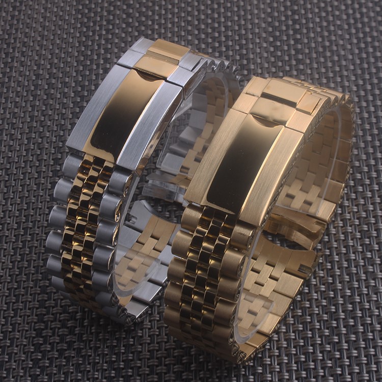 20mm Stainless Steel Silver Watch Bracelet Solid Screw Links Curved End for Dateadjust Oysterflex, Black;brown
20mm Stainless Steel Silver Watch Bracelet Solid Screw Links Curved End for Dateadjust Oysterflex, Black;brown