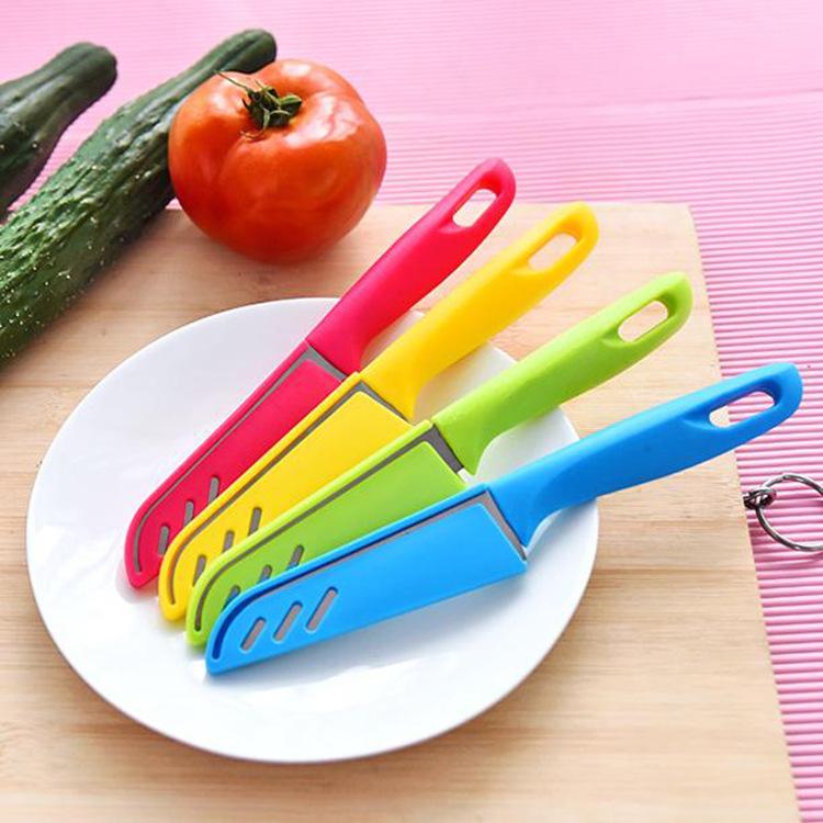 Candy Colored Fruit Knife Stainless Steel Fruit Peeler Kitchen Gadget Portable Scissors with A Knife and Sheath VT0412
Candy Colored Fruit Knife Stainless Steel Fruit Peeler Kitchen Gadget Portable Scissors with A Knife and Sheath VT0412