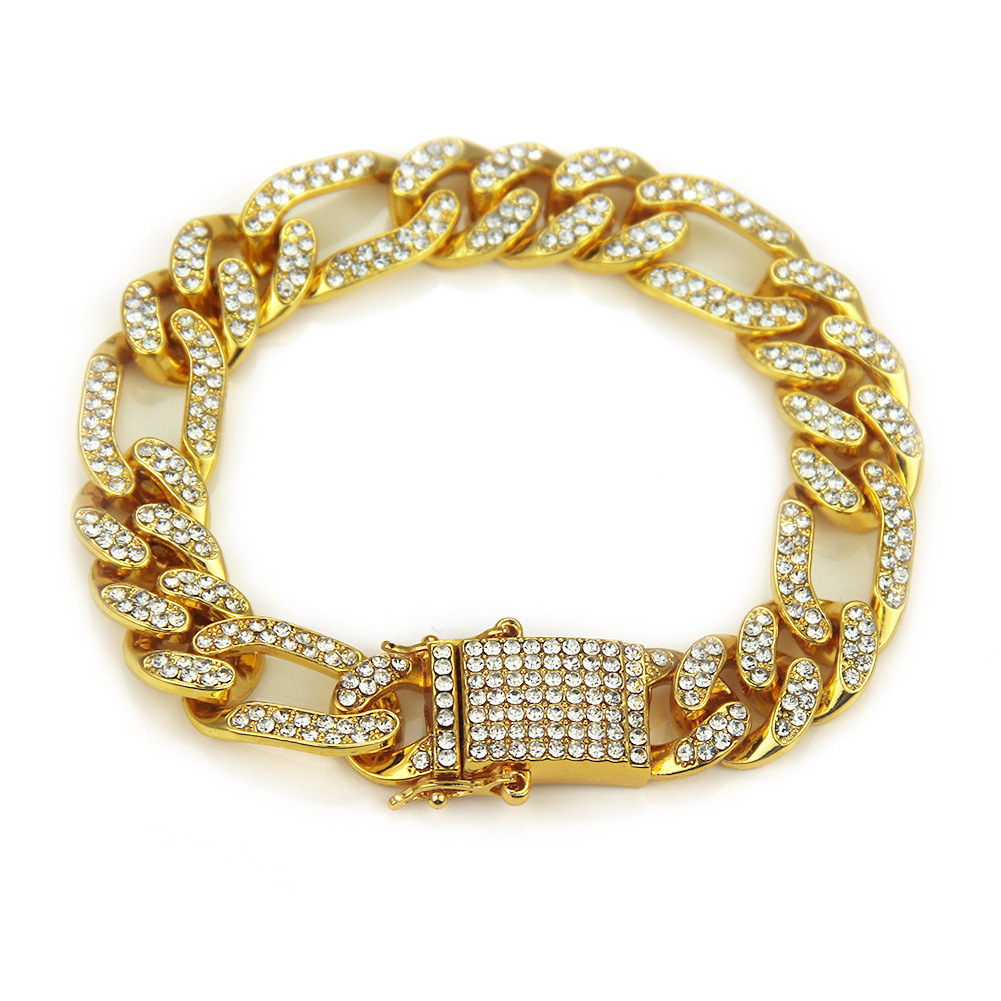 Full Rhinestone Hip-hop Three Short One Long Bracelet Butterfly Buckle Cuba Bracelet Hand Decorate 12mm
Full Rhinestone Hip-hop Three Short One Long Bracelet Butterfly Buckle Cuba Bracelet Hand Decorate 12mm