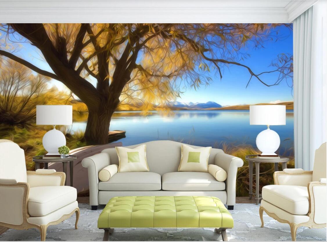 3d room wallpaper custom photo mural Trees, lakes, beautiful scenery, oil painting, modern living room, wall wallpaper for walls 3 d, Non-woven fabric
3d room wallpaper custom photo mural Trees, lakes, beautiful scenery, oil painting, modern living room, wall wallpaper for walls 3 d, Non-woven fabric