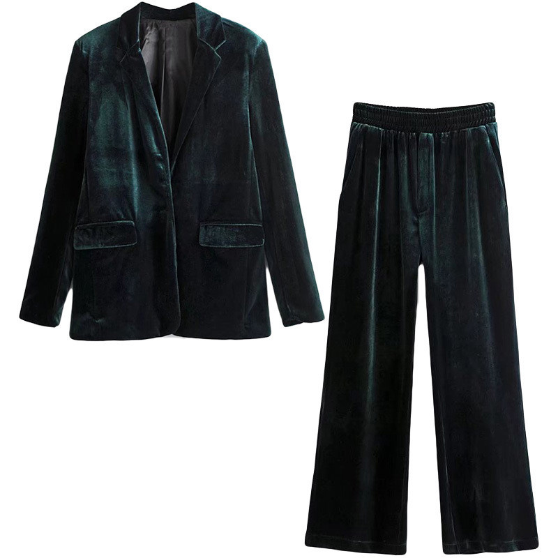 Set female 2019 autumn and winter new solid color small suit jacket wide leg pants two-piece temperament fashion thick women's
Set female 2019 autumn and winter new solid color small suit jacket wide leg pants two-piece temperament fashion thick women's