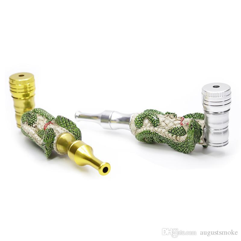 Nice Snake Type 12cm Portable Creative Smoking pipe Jamaica Aluminium Alloy Herb Tobacco Pipes Gifts pipe G048
Nice Snake Type 12cm Portable Creative Smoking pipe Jamaica Aluminium Alloy Herb Tobacco Pipes Gifts pipe G048
