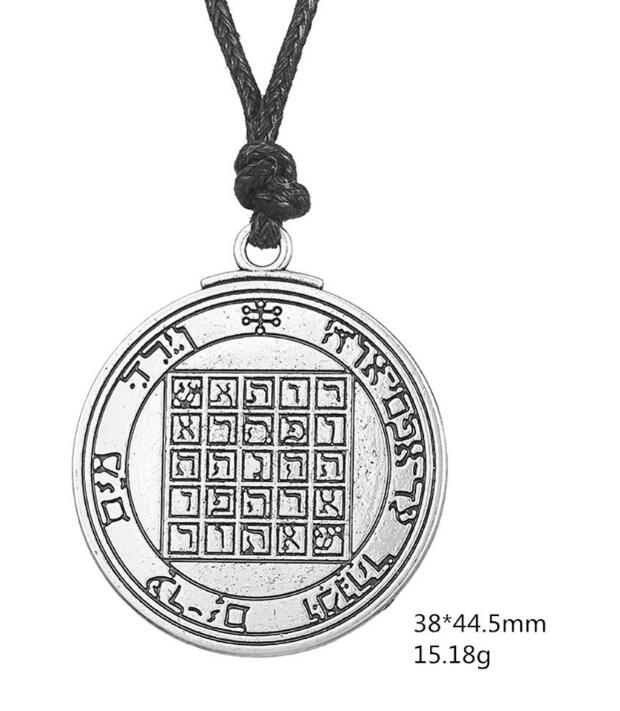 Vintage Religious Jewelry Pentacle of Saturn Amulet Key of Solomon Seal Pendant Viking Rune Wicca Jewelry, Silver
Vintage Religious Jewelry Pentacle of Saturn Amulet Key of Solomon Seal Pendant Viking Rune Wicca Jewelry, Silver