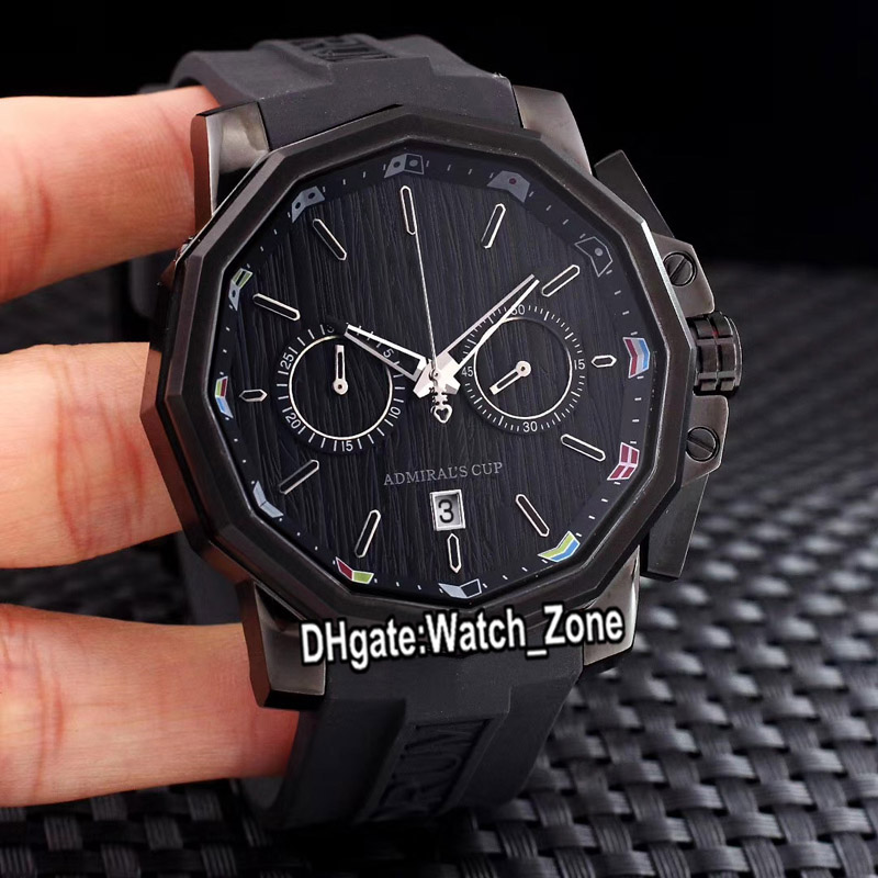 New 48mm Admirals Cup Ac-one Cool A116/02597 Quartz Chronograph Mens Watch PVD Black Steel Case Black Dial Rubbrt Strap Watches Watch_zone, Waterproof service
New 48mm Admirals Cup Ac-one Cool A116/02597 Quartz Chronograph Mens Watch PVD Black Steel Case Black Dial Rubbrt Strap Watches Watch_zone, Waterproof service