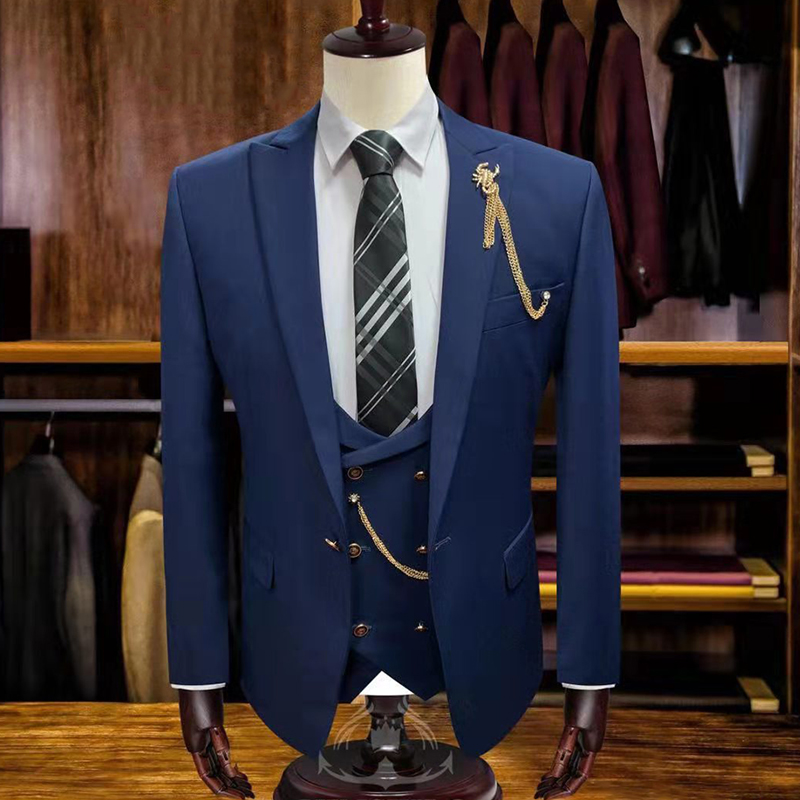 Fashion High quality Man Suit Slim Fit Blazer Best Man Groom Wedding Tuxedo Firmal Evening Party Dress Mens Suits 3 PCS Set, Black
Fashion High quality Man Suit Slim Fit Blazer Best Man Groom Wedding Tuxedo Firmal Evening Party Dress Mens Suits 3 PCS Set, Black