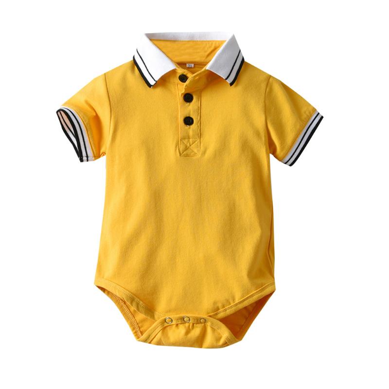 Newborn Infant Baby Boy Girl Outfit Clothes Romper Tops Jumpsuit Gentleman Short Sleeve Rompers Solid Striped Baby Jumpsuit 20, Ye 
Newborn Infant Baby Boy Girl Outfit Clothes Romper Tops Jumpsuit Gentleman Short Sleeve Rompers Solid Striped Baby Jumpsuit 20, Ye