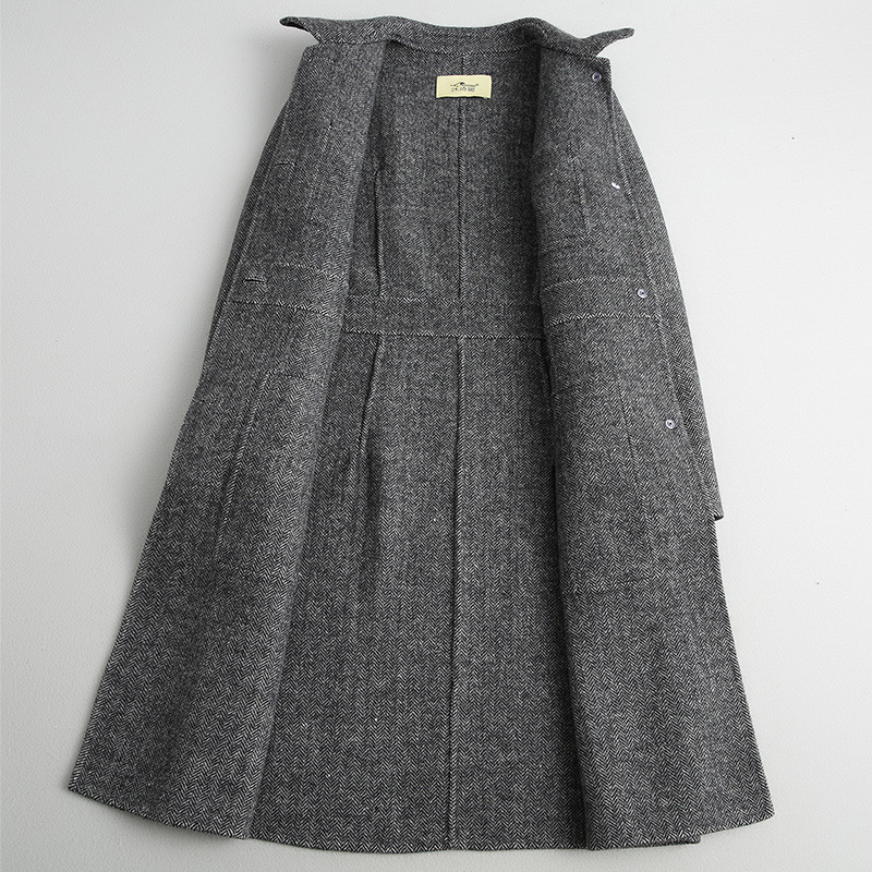 Casual Korean Women Wool Blend Winter Coat Long Woolen Female Women's Spring Autumn Wool Jackets manteau 38079 WYQ1802 en 's, Black
Casual Korean Women Wool Blend Winter Coat Long Woolen Female Women's Spring Autumn Wool Jackets manteau 38079 WYQ1802 en 's, Black