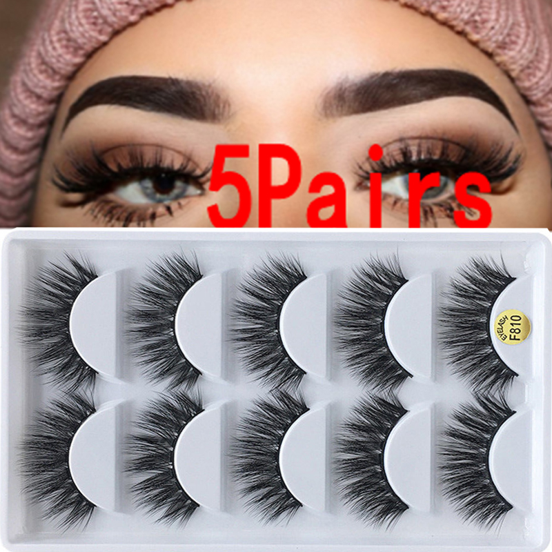 5 pairs of 3D mink hair false eyelashes thick long eyelashes small bunches of fluffy thick false eyelash
5 pairs of 3D mink hair false eyelashes thick long eyelashes small bunches of fluffy thick false eyelash