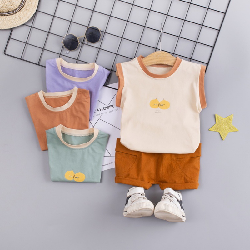 2019 HOT Baby Clothes 2Pcs/Set Summer Children Baby Boys Casual Sleeveless Cartoon Chick Print Vest Tops+Shorts Suits Costume Set, Peacock blue
2019 HOT Baby Clothes 2Pcs/Set Summer Children Baby Boys Casual Sleeveless Cartoon Chick Print Vest Tops+Shorts Suits Costume Set, Peacock blue