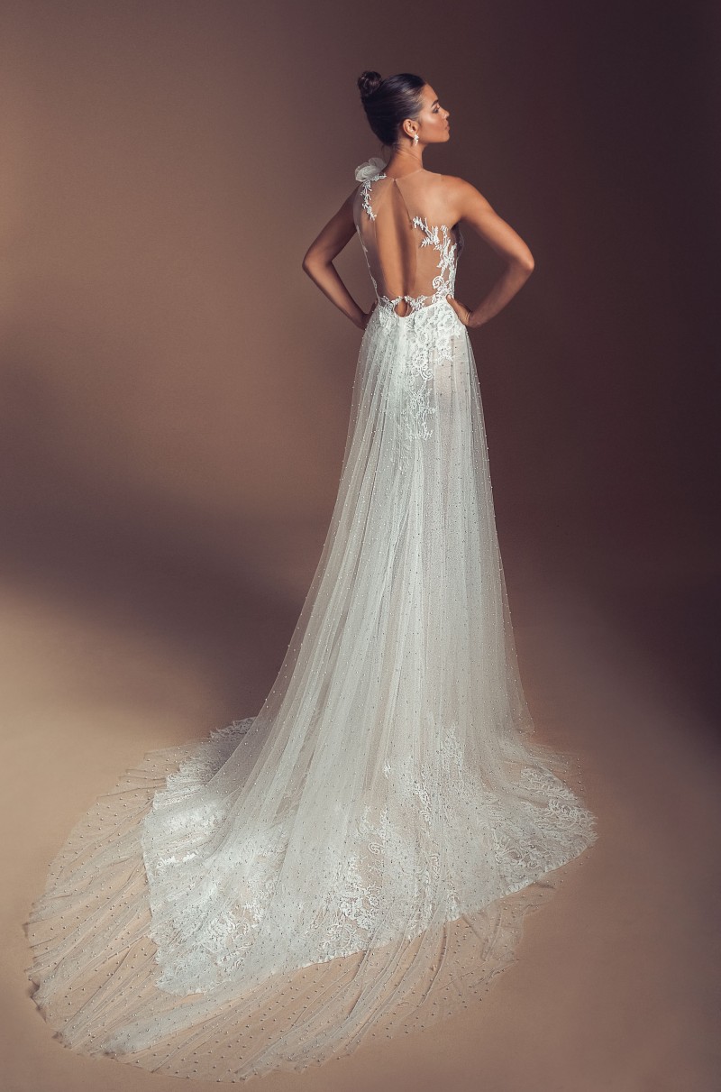 elihav sasson wedding dresses sexy sheer jewel neck lace appliqued beads boho country bohemian wedding dress bridal gown robe de marie