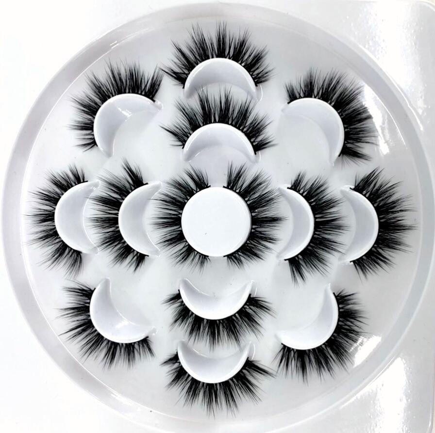 Natural False Eyelashes Fake Lashes 7 Pairs Long Makeup 3D Mink Lashes Eyelash Extension Mink Eyelashes For Beauty