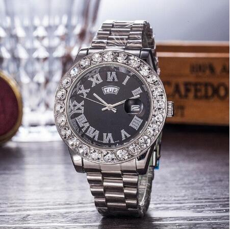 Men Women Stainless Steel Brand Quartz Watch Wristwatch Gold Black Watch Man Clock Fashion Diamond Watches Boyfriend Gift a1 Watch Wholesale, 07
Men Women Stainless Steel Brand Quartz Watch Wristwatch Gold Black Watch Man Clock Fashion Diamond Watches Boyfriend Gift a1 Watch Wholesale, 07