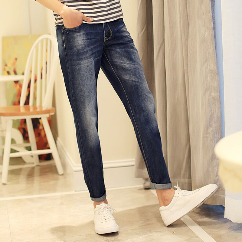 2016 summer new jeans men's brand clothing Slim washed wear white biker jeans skinny men WZ109, Blue
2016 summer new jeans men's brand clothing Slim washed wear white biker jeans skinny men WZ109, Blue
