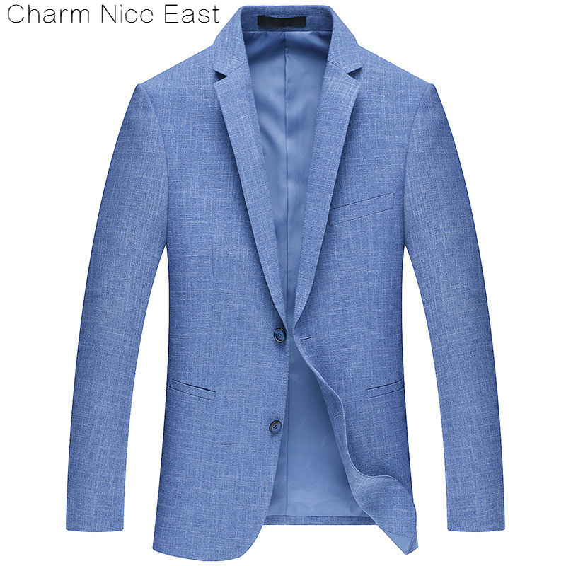 Formal Suit 2018 spring Men's Solid color Slim Plaid coat Fashion Casual Loose coats Business suit man Western-style clothes, Blue
Formal Suit 2018 spring Men's Solid color Slim Plaid coat Fashion Casual Loose coats Business suit man Western-style clothes, Blue