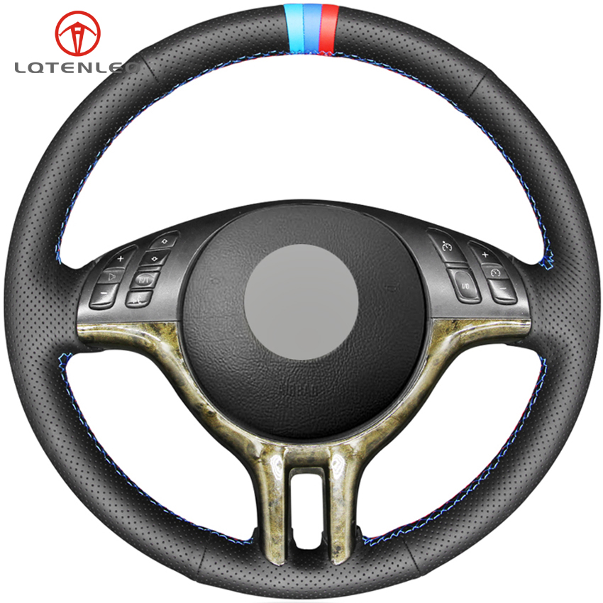 Black Genuine Leather Car Steering Wheel Cover For BMW 3 Series E46 2000-2006 5 Series E39 2000-2003 E53 X5 Z3 E36 2000
Black Genuine Leather Car Steering Wheel Cover For BMW 3 Series E46 2000-2006 5 Series E39 2000-2003 E53 X5 Z3 E36 2000