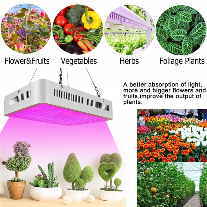 Grow Led Light 1500W 1200W 1000W Full Spectrum Led Grow Tent Covered Green houses Lamp Plant Grow Lamp for Veg Flowering Aluminium DHL