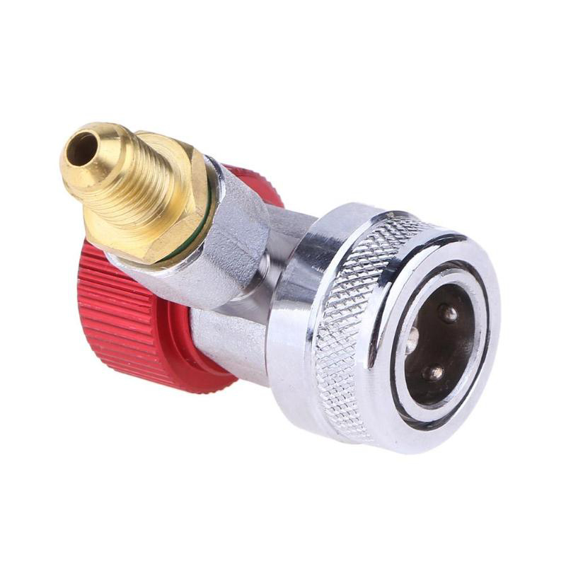 1Set Auto Freon R134A A/C Air Conditioning Adjustable Quick Coupler Refrigerant High Low Voltage Adapter