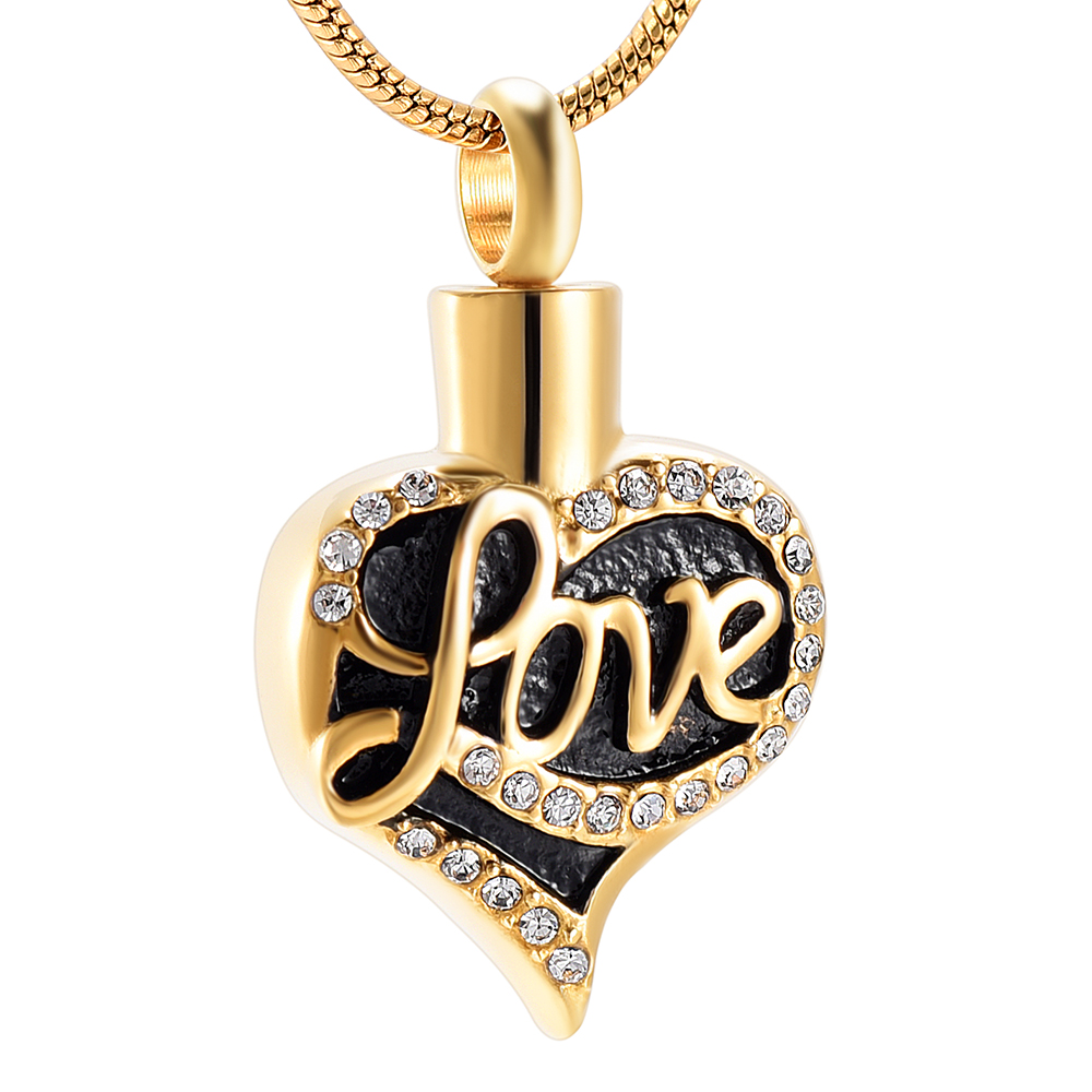 IJD9884 Crystal Heart Stainless Steel Cremation Ashes Urn Necklace Souvenir Love Keepsake Memorial Pendant Jewelry
IJD9884 Crystal Heart Stainless Steel Cremation Ashes Urn Necklace Souvenir Love Keepsake Memorial Pendant Jewelry
