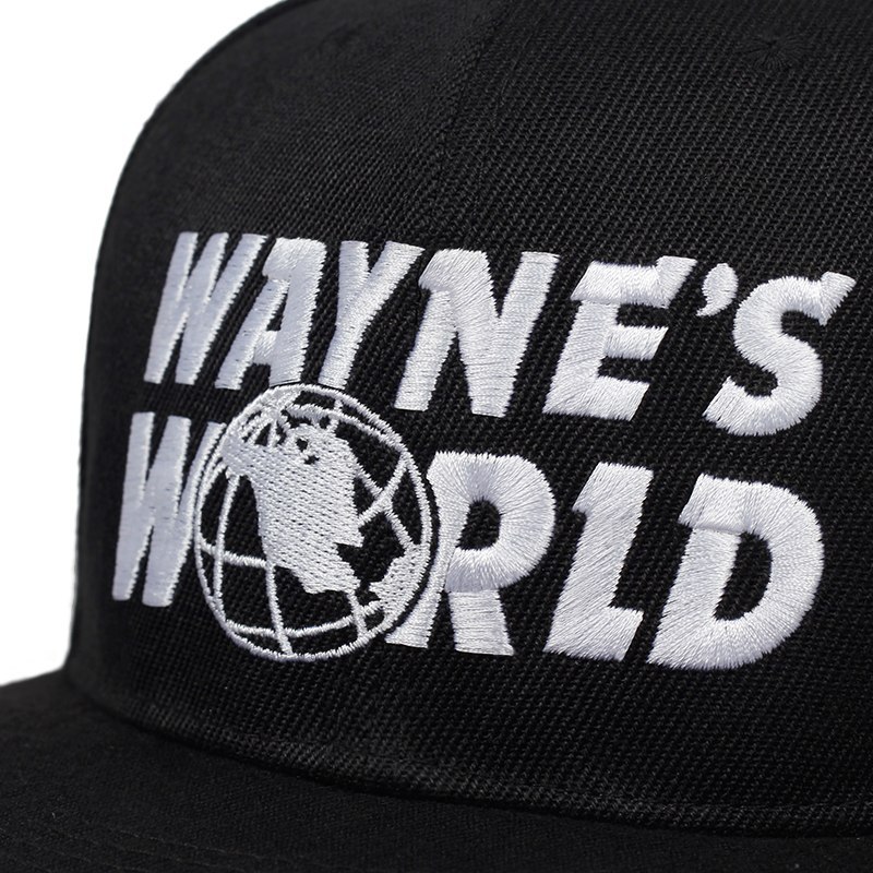 Fashion-Wayne's World Hat Costume Waynes World Baseball Caps Unisex Earth Hats Embroidered Trucker Dad Hat Unisex Cap, Black
Fashion-Wayne's World Hat Costume Waynes World Baseball Caps Unisex Earth Hats Embroidered Trucker Dad Hat Unisex Cap, Black
