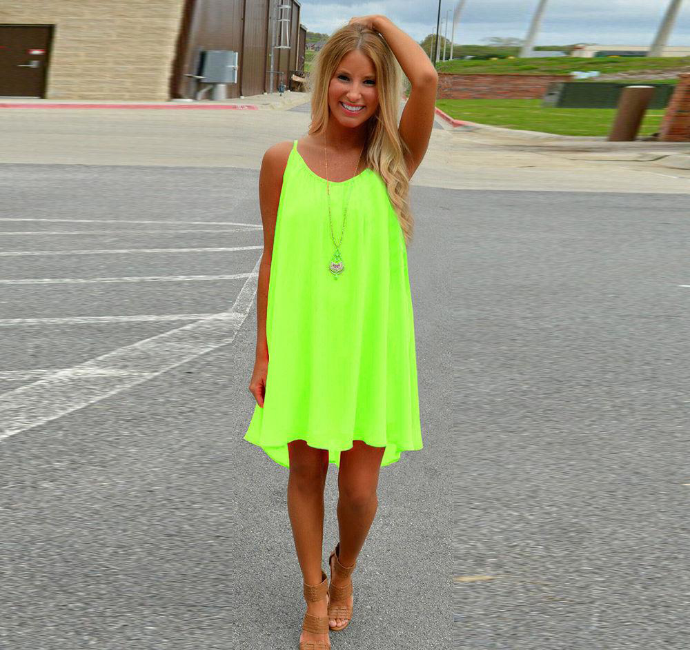 2019 hot Fashion Sexy Casual Dresses Women Summer Sleeveless Evening Party Beach Dress Short Chiffon Mini Dress BOHO Womens Clothing Apparel
2019 hot Fashion Sexy Casual Dresses Women Summer Sleeveless Evening Party Beach Dress Short Chiffon Mini Dress BOHO Womens Clothing Apparel