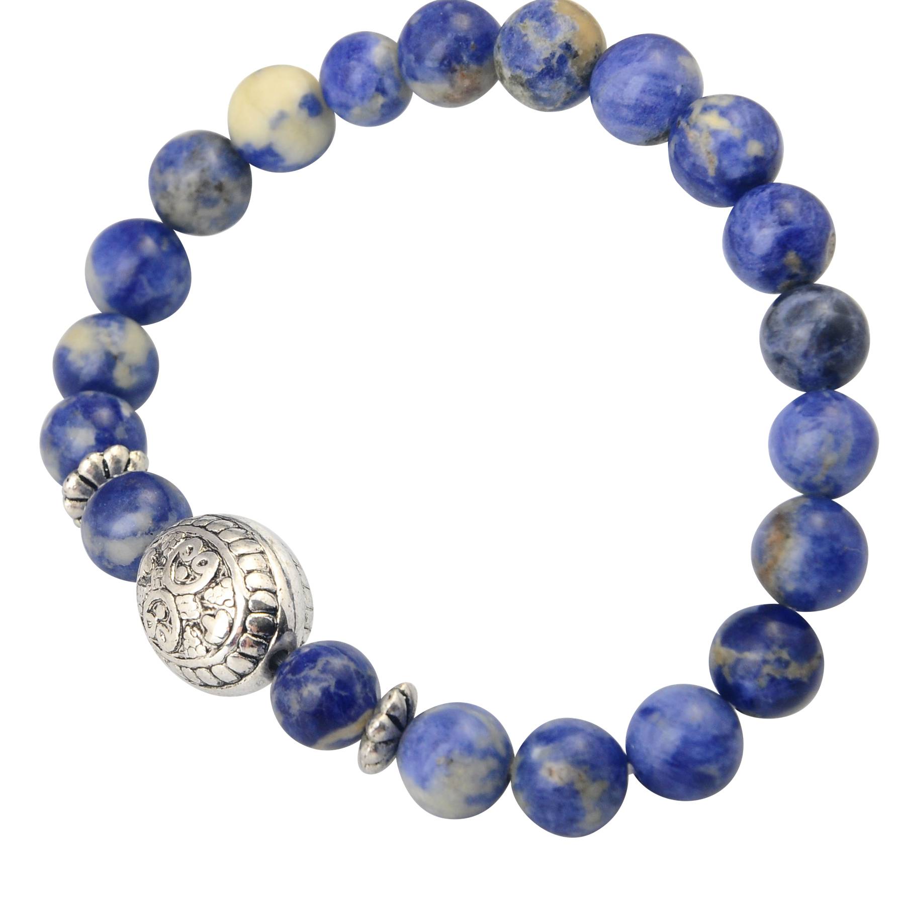 Ladies 8mm Lava Rock Aromatherapy Essential Oil Diffusion Bracelet Stretch Natural Stone Yoga Bead Bracelet