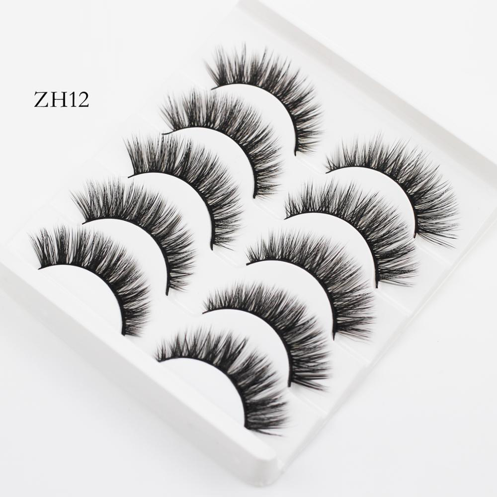 5 pairs 3D mink lashes false eyelashes natural makeup eyelash extension long cross volume soft fake eye lashes ZH12
5 pairs 3D mink lashes false eyelashes natural makeup eyelash extension long cross volume soft fake eye lashes ZH12