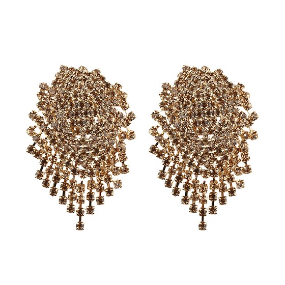 Wholesale-super glittering fashion luxury designer exaggerated full diamond rhinestone tassel stud earring for woman 4 colors
Wholesale-super glittering fashion luxury designer exaggerated full diamond rhinestone tassel stud earring for woman 4 colors