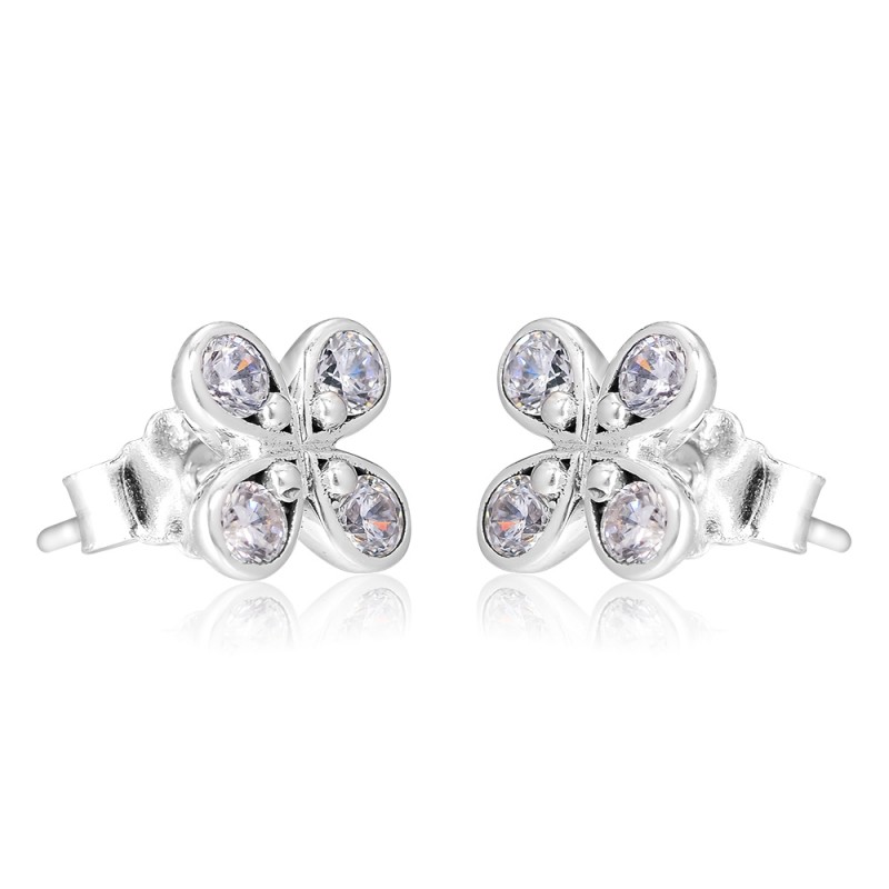 Real 100% Authentic 925 Sterling Silver Stud Earring Dazzling Good Lucky Clover Flower European Earrings For Women Wedding Gift Fashion Jewelry, Golden;silver
Real 100% Authentic 925 Sterling Silver Stud Earring Dazzling Good Lucky Clover Flower European Earrings For Women Wedding Gift Fashion Jewelry, Golden;silver