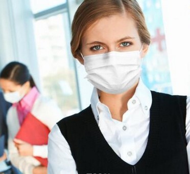 White Disposable Masks Non Woven Anti-dust 3 Layers Breathable Facial Protective Cover Masks Earloops Face Mouth Household Protective Pr