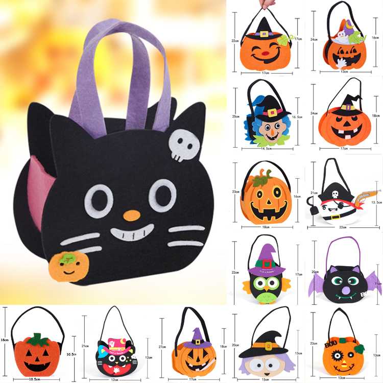 Halloween Christmas gift bags 18 styles halloween Pumpkin kids handbag halloween decorations Prop candy Cookies Apple Gift Bag JY673
Halloween Christmas gift bags 18 styles halloween Pumpkin kids handbag halloween decorations Prop candy Cookies Apple Gift Bag JY673