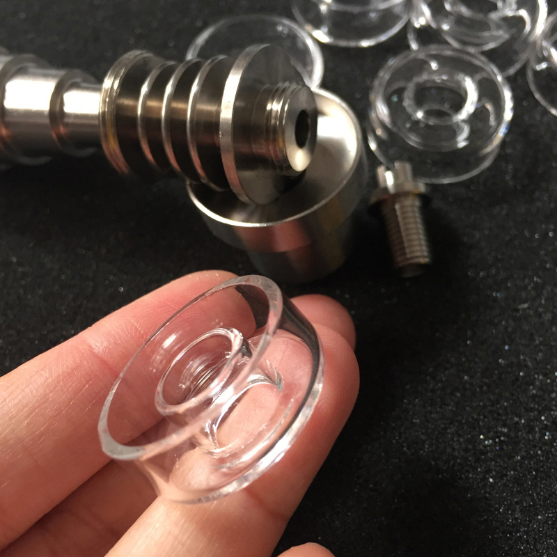 Hybird Titanium nail replacement 100% Real Quartz Dish High quality Quartz Dishes for Dnail E nail Oil Rig Bongs Replaceable Quartz bowl
Hybird Titanium nail replacement 100% Real Quartz Dish High quality Quartz Dishes for Dnail E nail Oil Rig Bongs Replaceable Quartz bowl