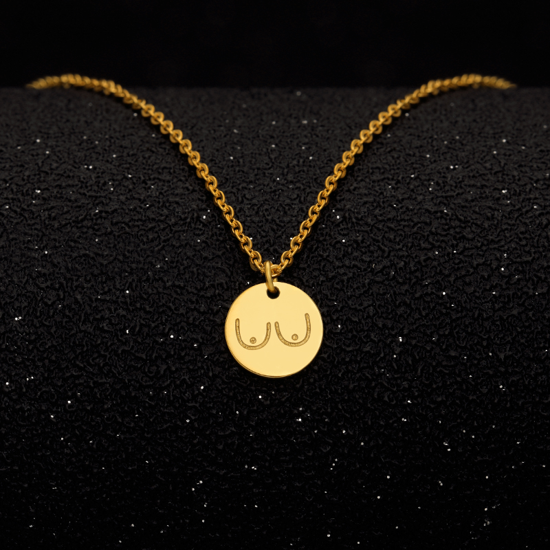 Simple Round Pendant Necklace for Women Gold stainless steel necklace Elegant Fashion Jewelry Collares Mujer Bijoux Collier
Simple Round Pendant Necklace for Women Gold stainless steel necklace Elegant Fashion Jewelry Collares Mujer Bijoux Collier