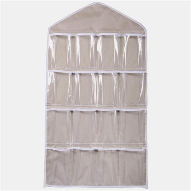 Clothing Hanger 16 Pockets Clear Hanging Bag Socks Bra Underwear Rack Hanger Door Wall Hanging Storage Organizer 2020
Clothing Hanger 16 Pockets Clear Hanging Bag Socks Bra Underwear Rack Hanger Door Wall Hanging Storage Organizer 2020