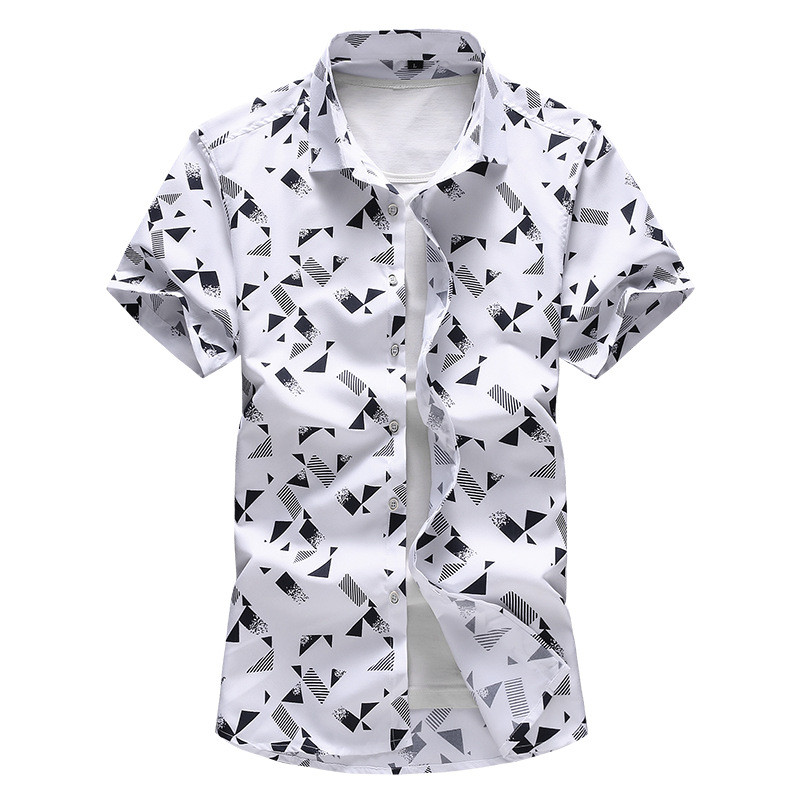 Men Shirt New Best Arrival Summer Fashion Print Casual Short Sleeve Shirts Men Clothing Plus Size -7XL men's slim shirt, White
Men Shirt New Best Arrival Summer Fashion Print Casual Short Sleeve Shirts Men Clothing Plus Size -7XL men's slim shirt, White