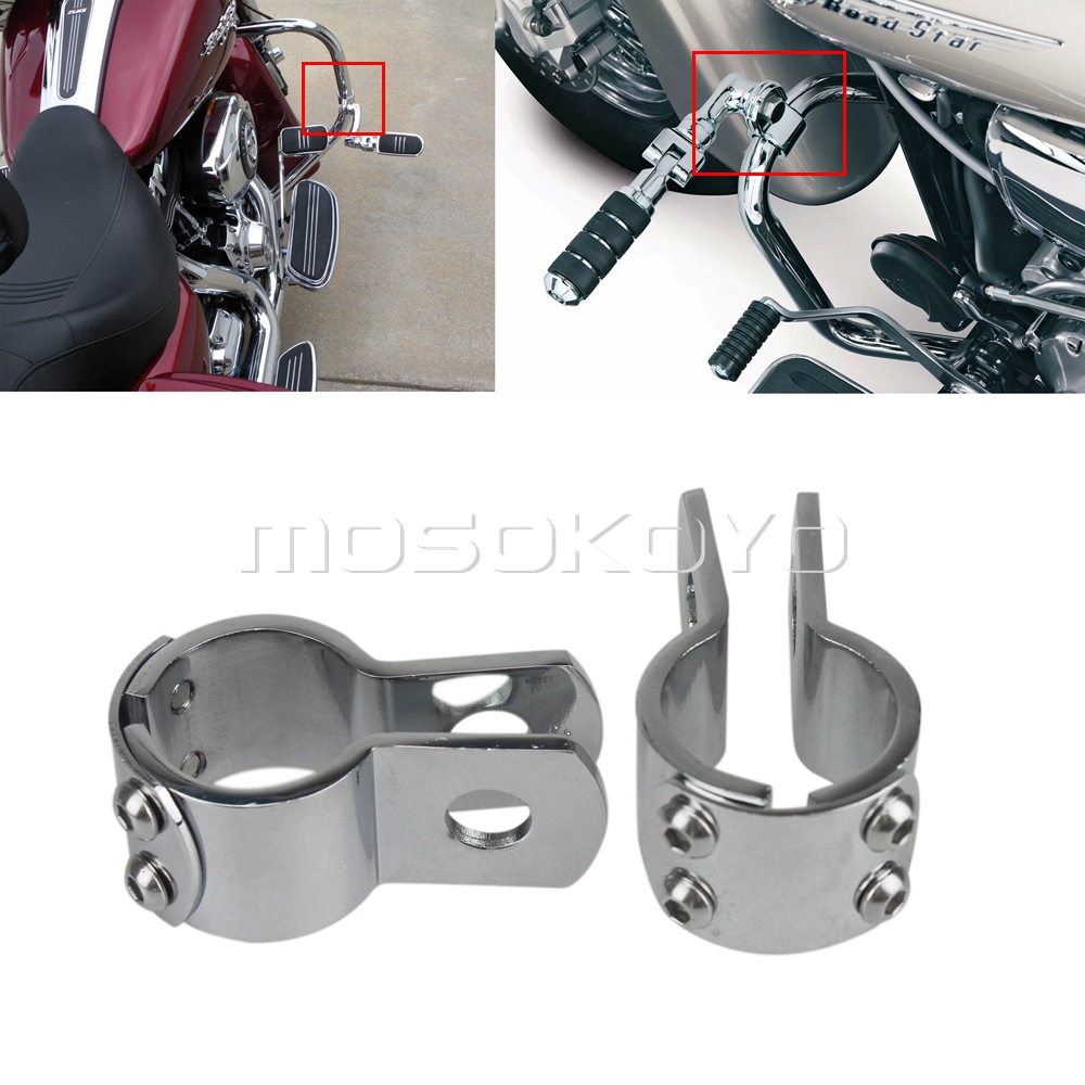 28/32/38mm Universal Motorcycle Engine Guard Footpegs Foot Rest Mount Clamp For Road Star VTX1300 VTX1800
28/32/38mm Universal Motorcycle Engine Guard Footpegs Foot Rest Mount Clamp For Road Star VTX1300 VTX1800