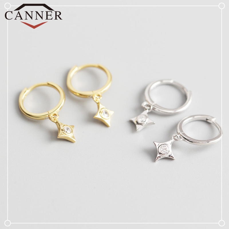 925 Sterling Silver INS Style Geometric Crystal Zircon Small Hoop Earrings for Women Gold Silver color Circle Earrings Jewelry
925 Sterling Silver INS Style Geometric Crystal Zircon Small Hoop Earrings for Women Gold Silver color Circle Earrings Jewelry