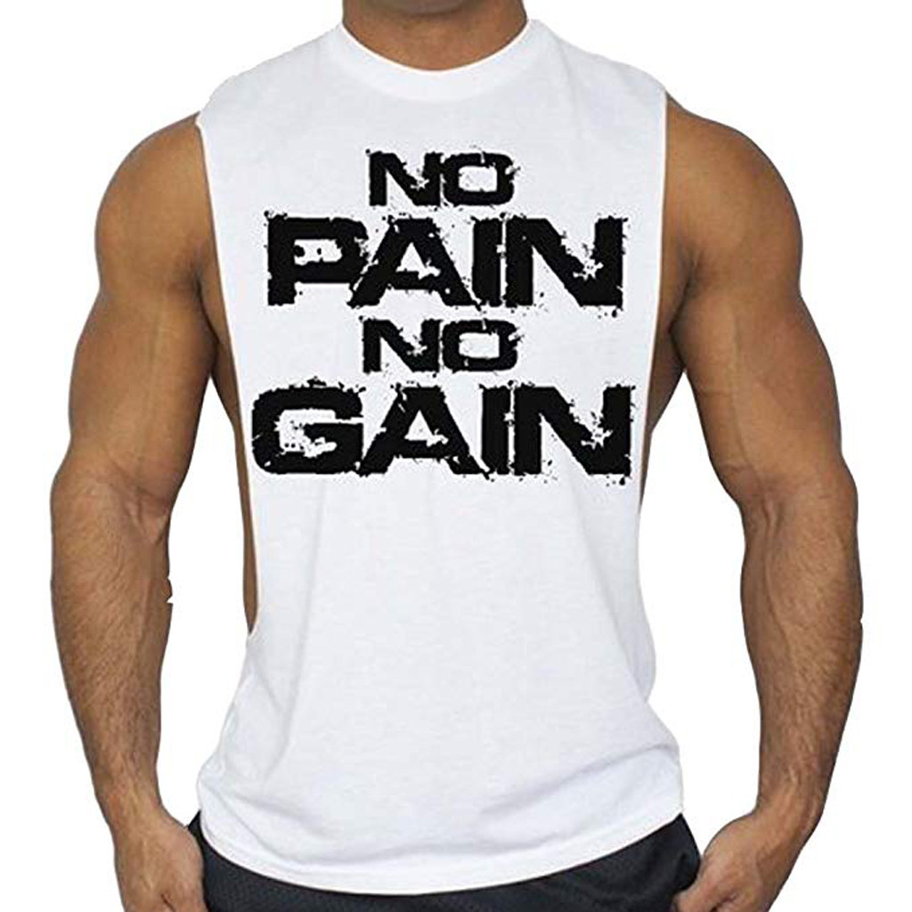 Summer Sports Gym Tank Top Vest Boys Stringer Sexy Slim fit Letter Men' Fitness Bodybuilding Shirts Undershirt Clothing, Black
Summer Sports Gym Tank Top Vest Boys Stringer Sexy Slim fit Letter Men' Fitness Bodybuilding Shirts Undershirt Clothing, Black