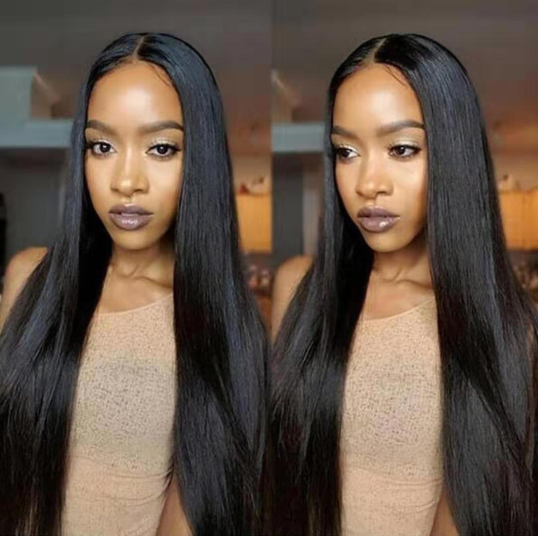 9A Lace Front Wigs for Black Women Human Hair 13x4 150% Density Straight wig hd with Baby Hairs Pre Plucked 18 inch