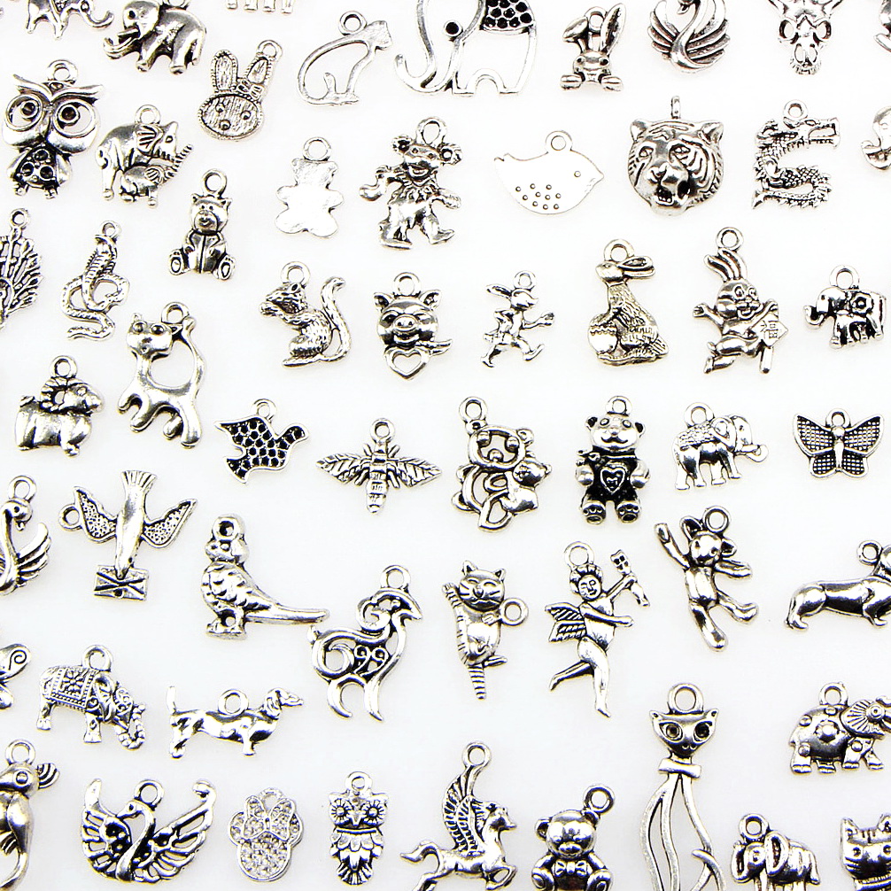Assorted 100 Designs Animal Charms Cat Pig Bear Bird Snake Horse Dog Squirrel Swan Ox... Pendants For DIY Necklace Bracelet Jewelry Making, Black
Assorted 100 Designs Animal Charms Cat Pig Bear Bird Snake Horse Dog Squirrel Swan Ox... Pendants For DIY Necklace Bracelet Jewelry Making, Black