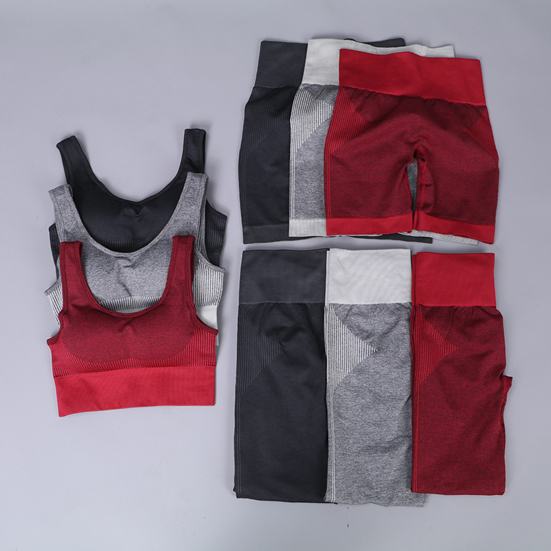 Women Gym Set Clothes Seamless Workout Fitness Sportswear Yoga Set Sports Bra and Leggings Fitness Sports Suit Sportswear, Grey short
Women Gym Set Clothes Seamless Workout Fitness Sportswear Yoga Set Sports Bra and Leggings Fitness Sports Suit Sportswear, Grey short
