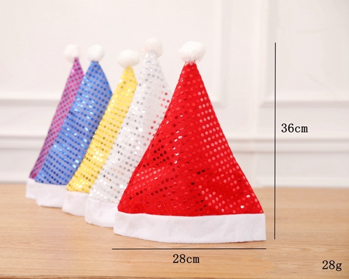 600pcs/lot 28*36cm Sequin Xmas Hat Santa Christmas Adult Cap Christmas Hat Party Supplies Decoration Decor
600pcs/lot 28*36cm Sequin Xmas Hat Santa Christmas Adult Cap Christmas Hat Party Supplies Decoration Decor
