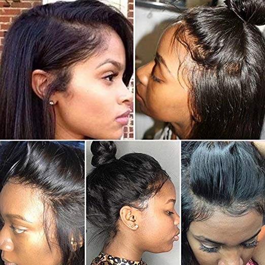 Transparent hd Lace Front Human Hair Wigs Straight Pre Plucked Malaysian Remy Wig Closure 13x4 thin film Frontal 360 For Women 130% diva1
