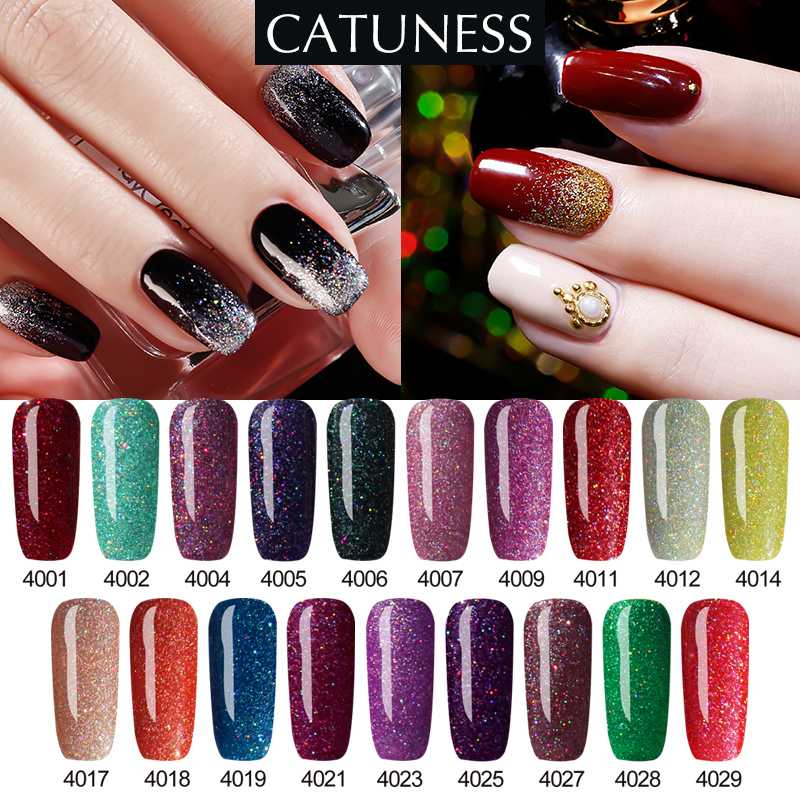 CATUNESS Varnish Semi-Permanent Lucky Colors Neon Glitter Gel Nail Polish Long Lasting Soak Off Long-lasting UV Gel, Fs001
CATUNESS Varnish Semi-Permanent Lucky Colors Neon Glitter Gel Nail Polish Long Lasting Soak Off Long-lasting UV Gel, Fs001