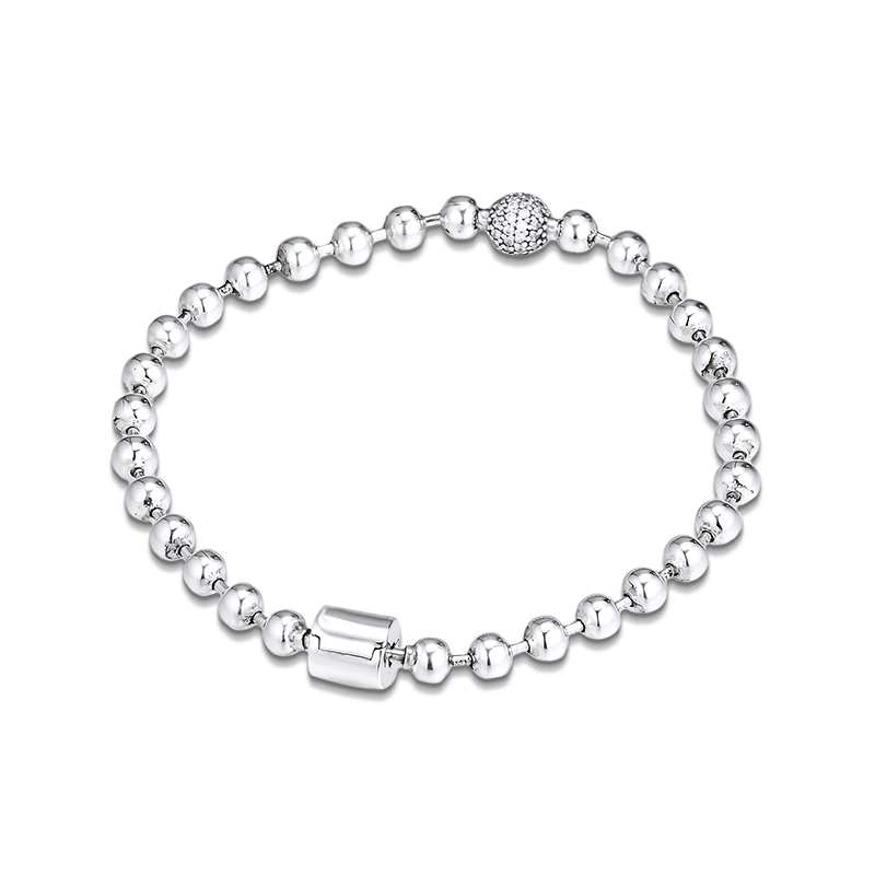 CKK Bracelet for women Beads & Pavé Bracelet Silver 925 Sterling jewelry Pulseras mujer men CX200704