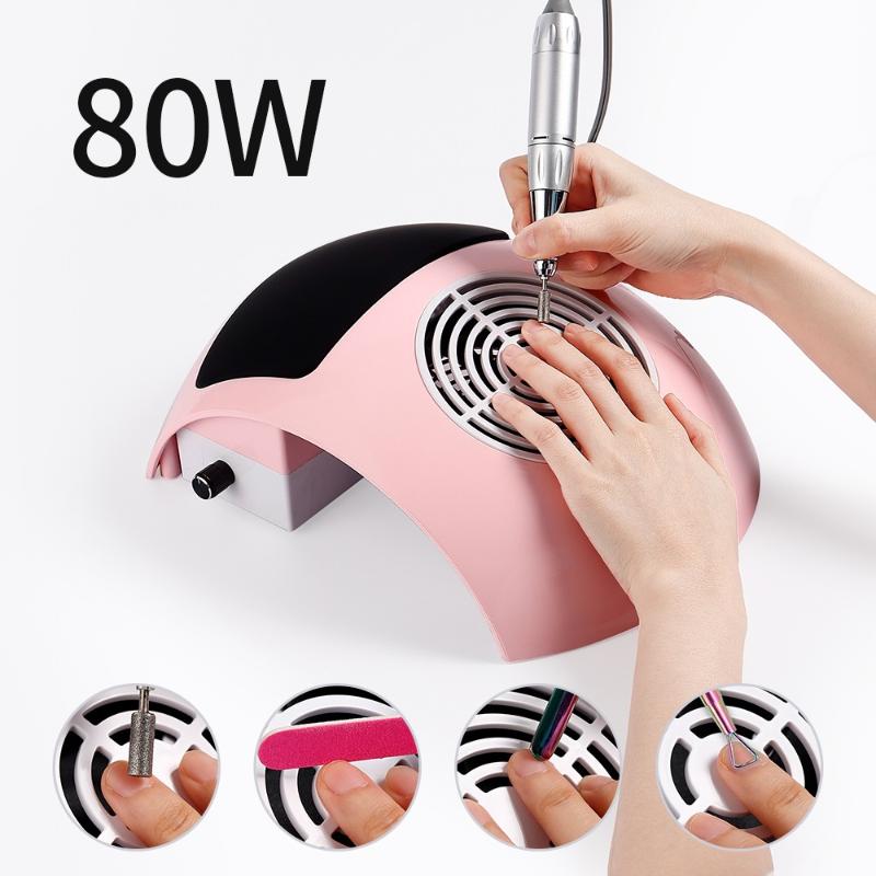 80W Nail Dust Collector Strong Fan Nail Dust Vacuum Cleaner Machine Manicure Tools Salon Device With Bags Leather Pad
80W Nail Dust Collector Strong Fan Nail Dust Vacuum Cleaner Machine Manicure Tools Salon Device With Bags Leather Pad