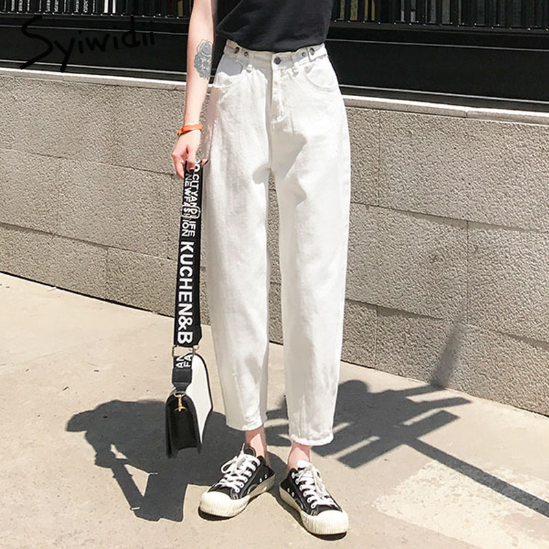 5 colors elastic waist jeans woman green white mom jeans button high waist harem pants plus size women denim pants street style, Khaki
5 colors elastic waist jeans woman green white mom jeans button high waist harem pants plus size women denim pants street style, Khaki
